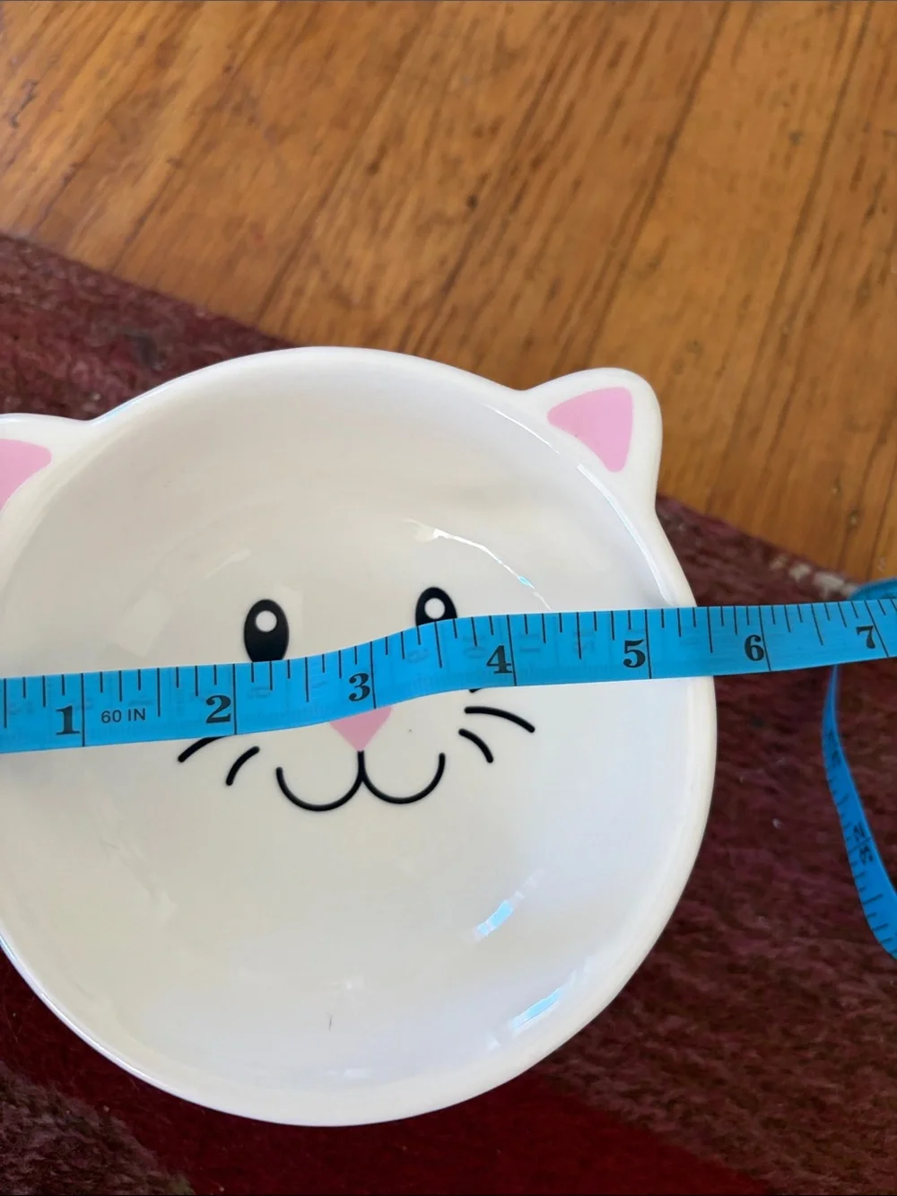 Nice Paws! Ceramic pedestal step ceramic kitty food bowl